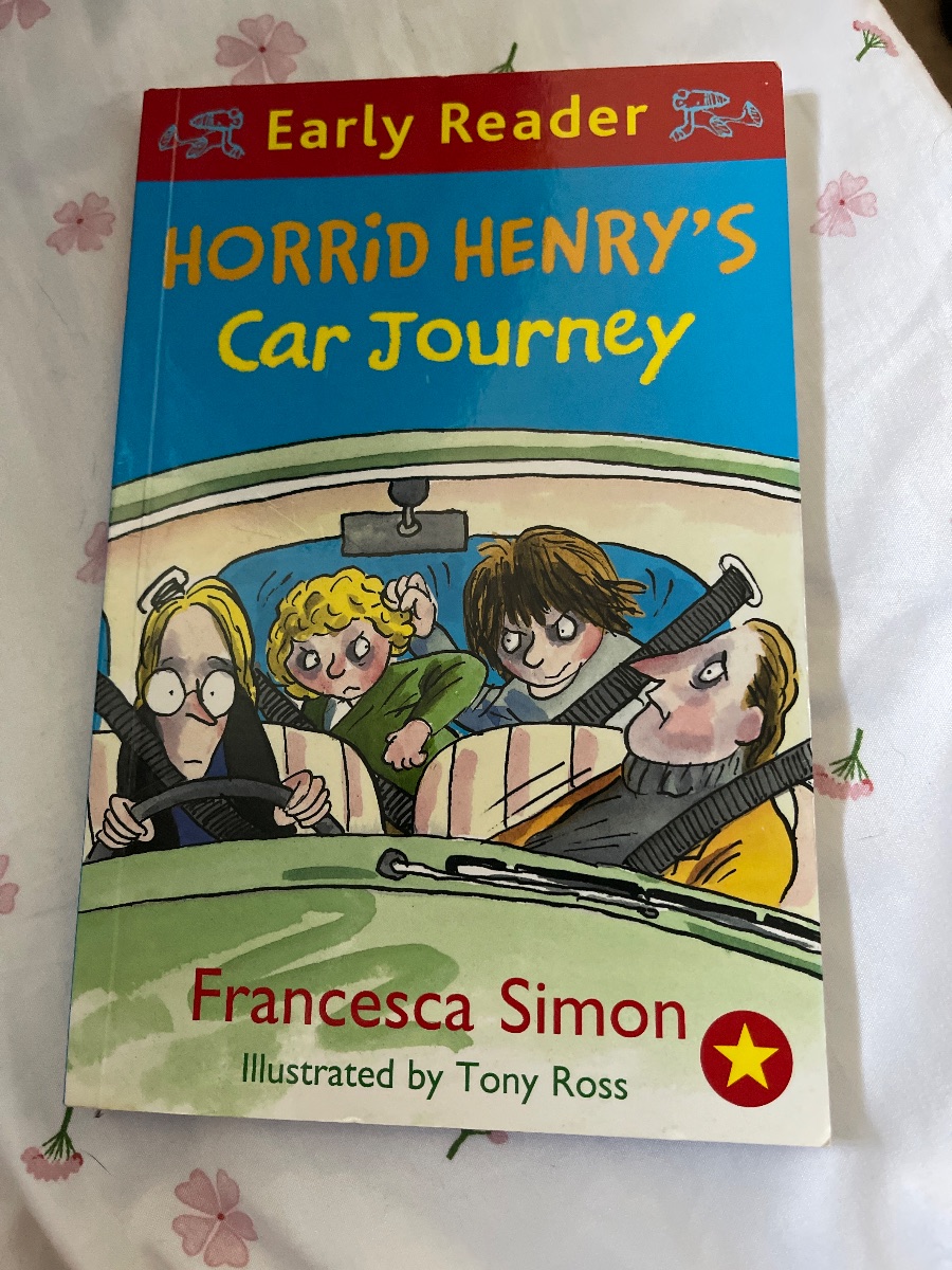 Horrid Henry's car journey cover