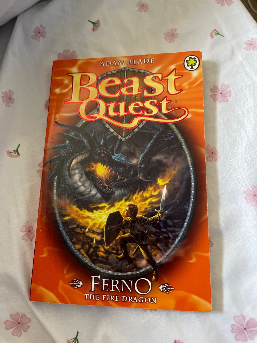 Beast Quest Set 1-4: Beast Quest #1: Ferno the Fire Dragon, Beast Quest #2: Sepron the Sea Serpent, Beast Quest #3: Cypher the Mountain Giant, Beast Quest #4: Tagus the Night Horse cover