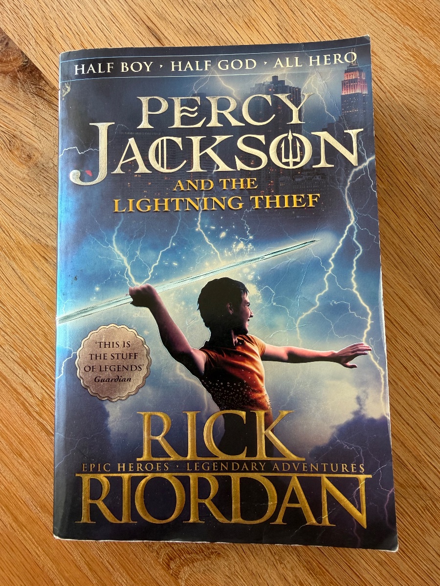 Percy Jackson and the Lightning Thief cover