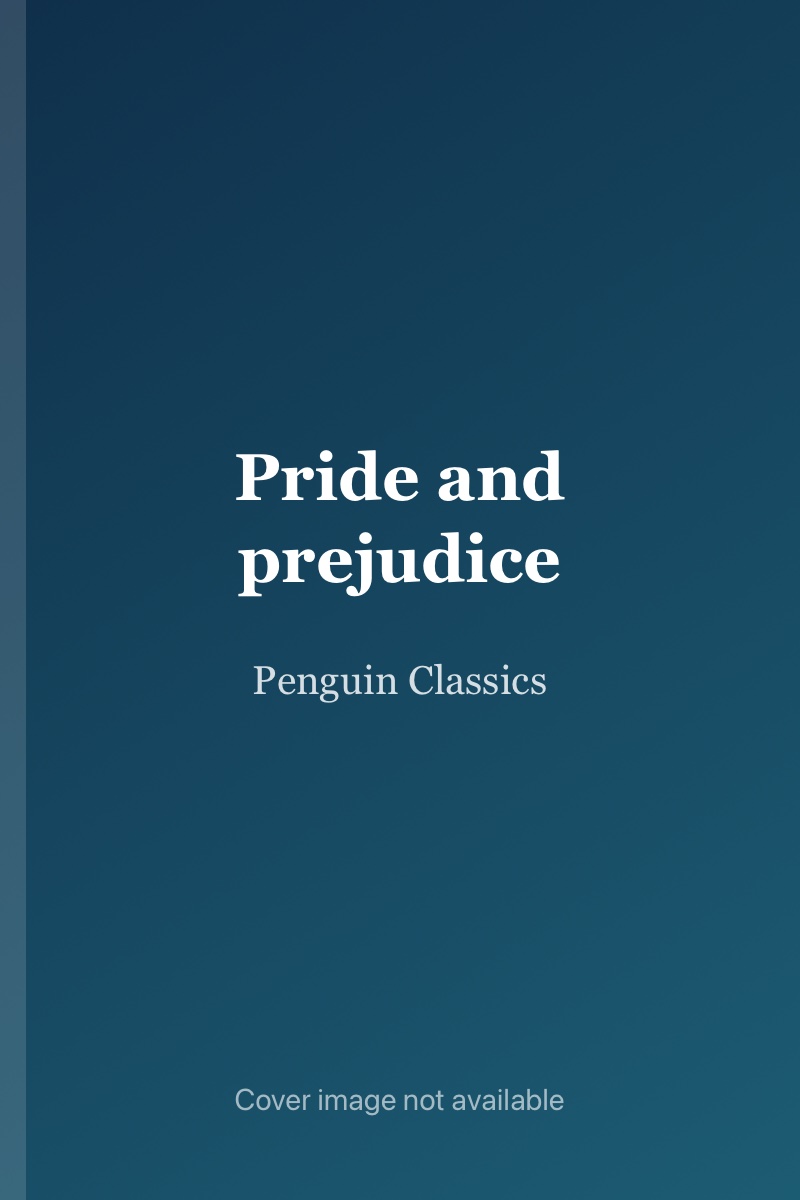 Pride and prejudice cover