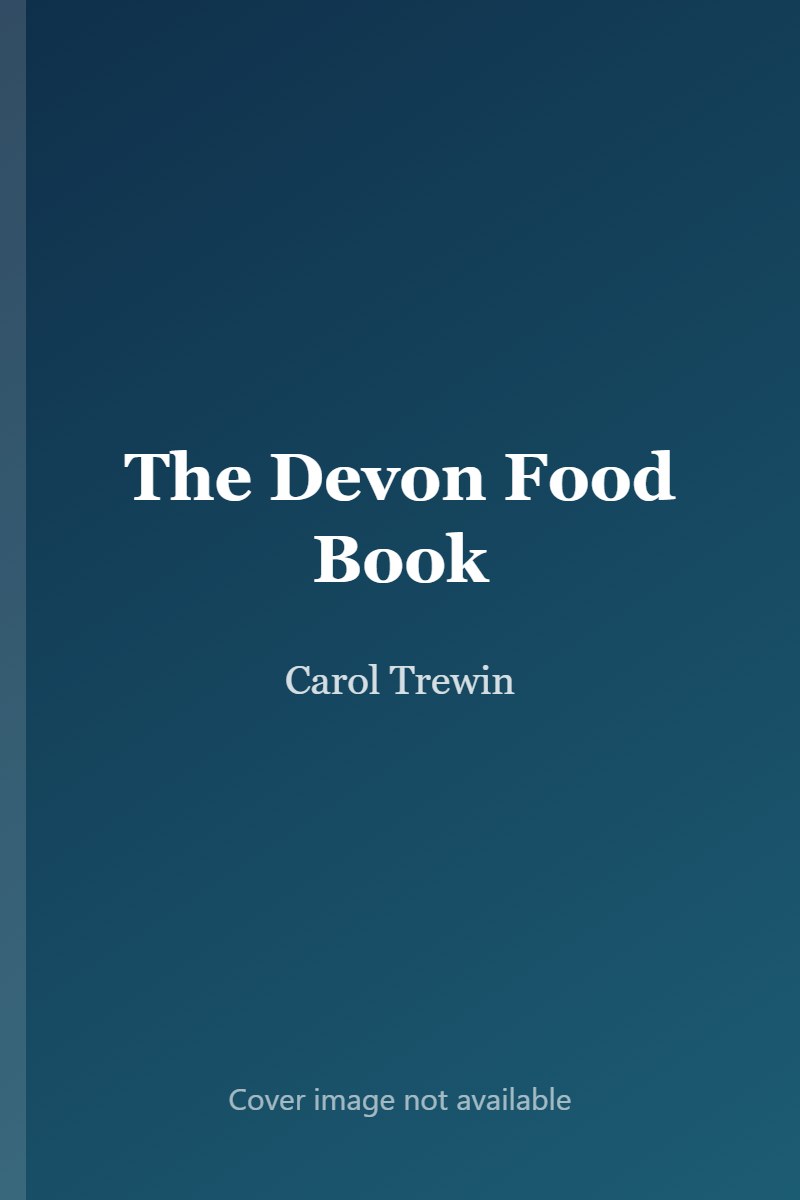 The Devon Food Book cover