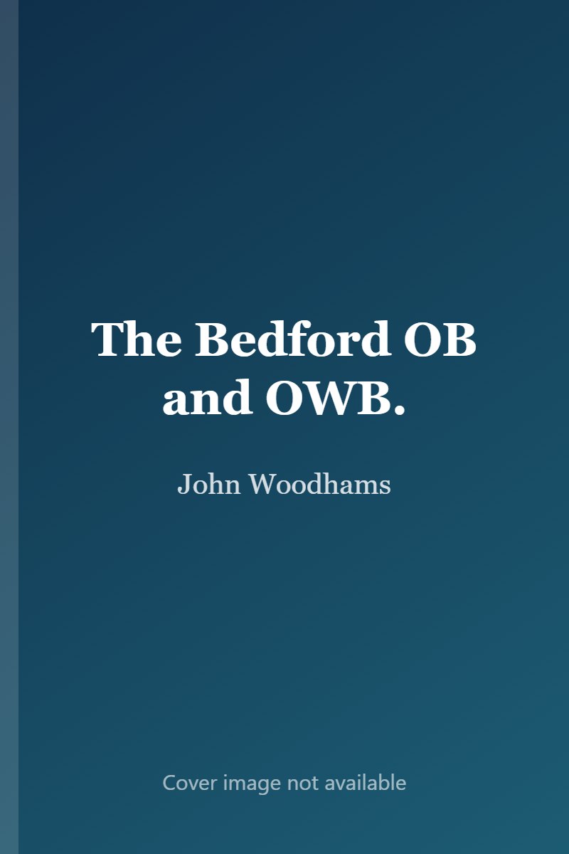 The Bedford OB and OWB. cover