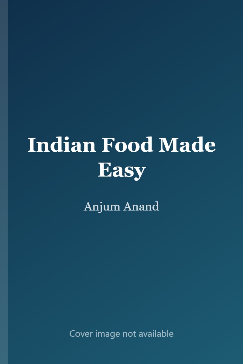 Indian Food Made Easy cover