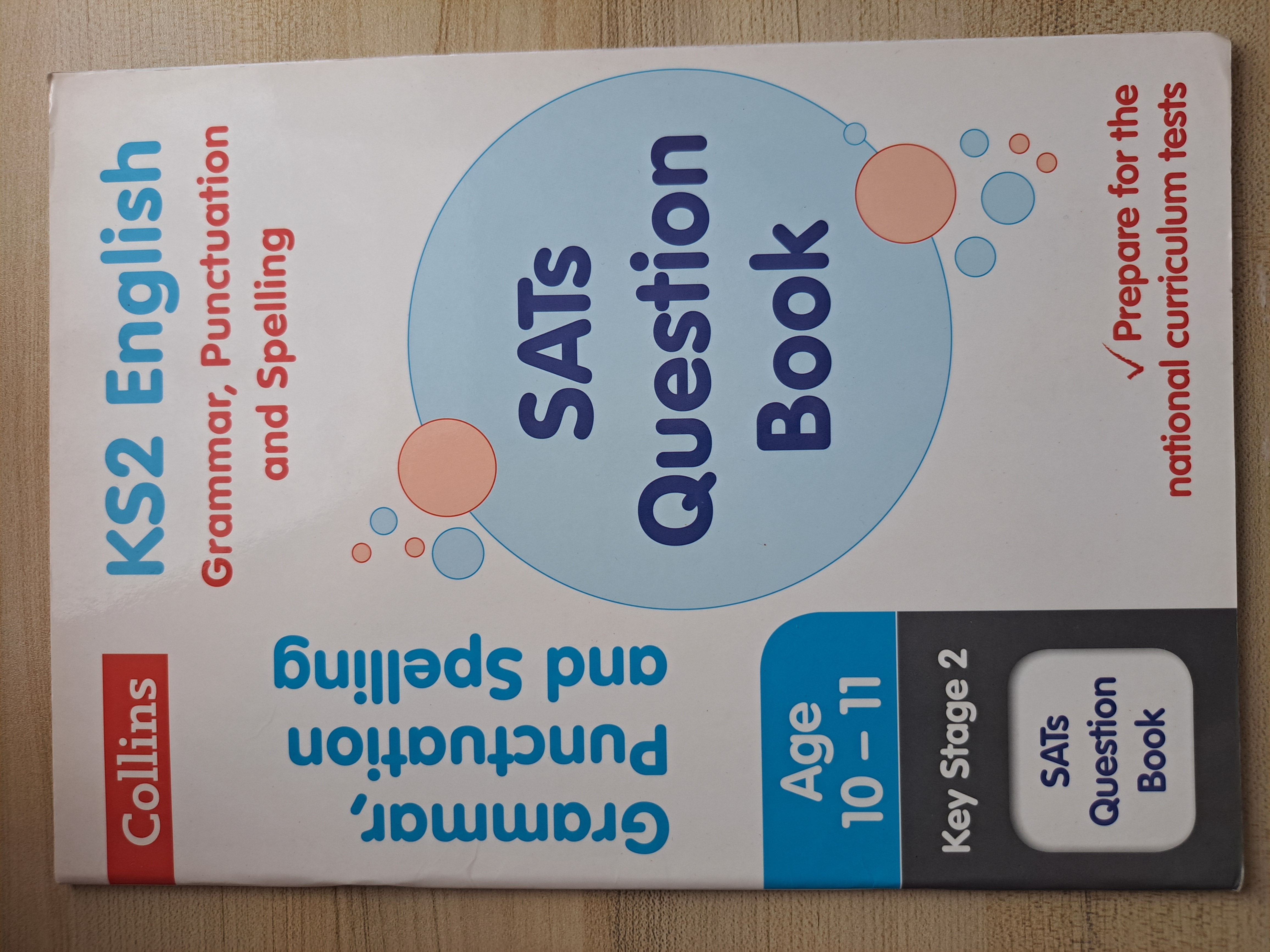 KS2 English Grammar, Punctuation and Spelling SATs Question Book cover