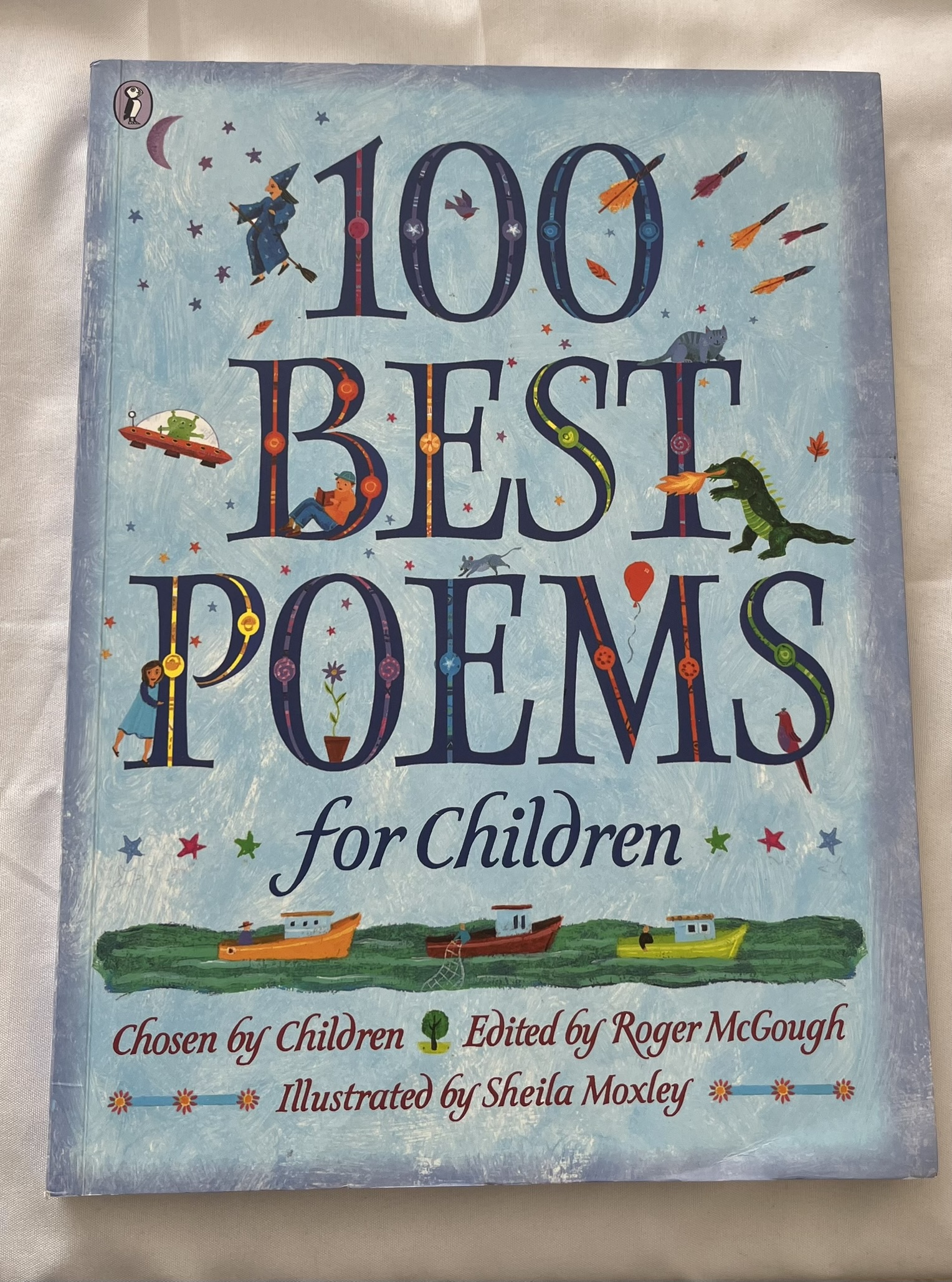 100 Best Poems for Children Roger McGough Puffin Poetry Children’s Book cover
