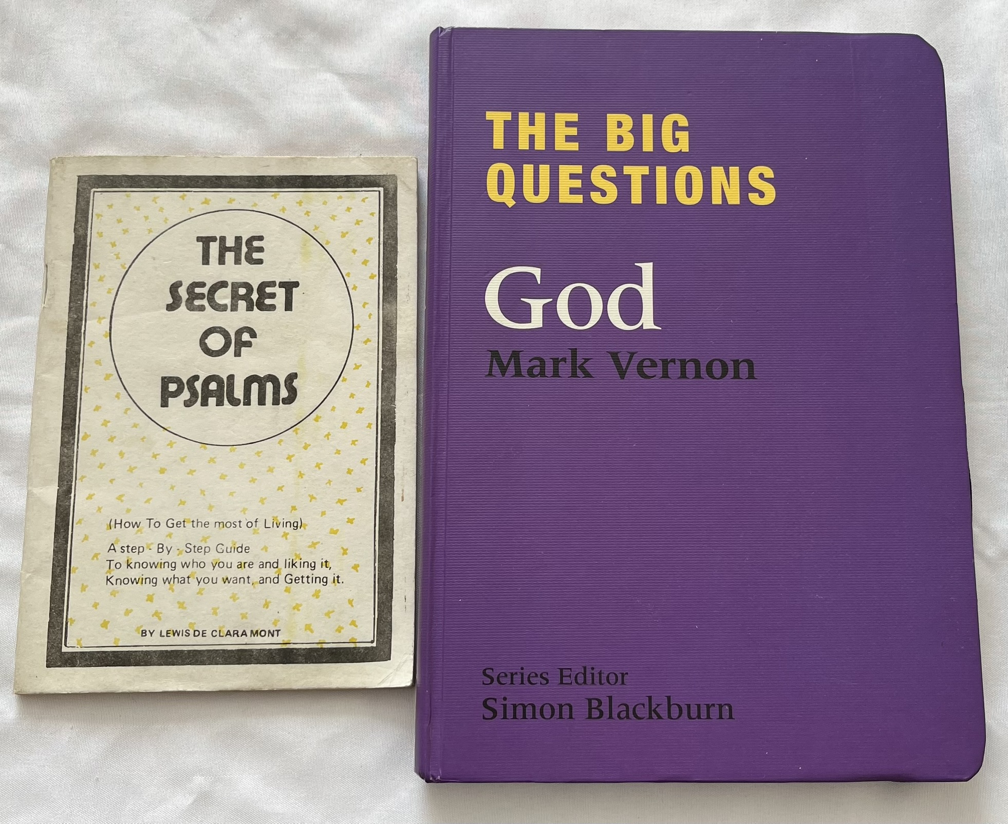 Religion & Spirituality Books x2 Secret of Psalms + The Big Questions God cover