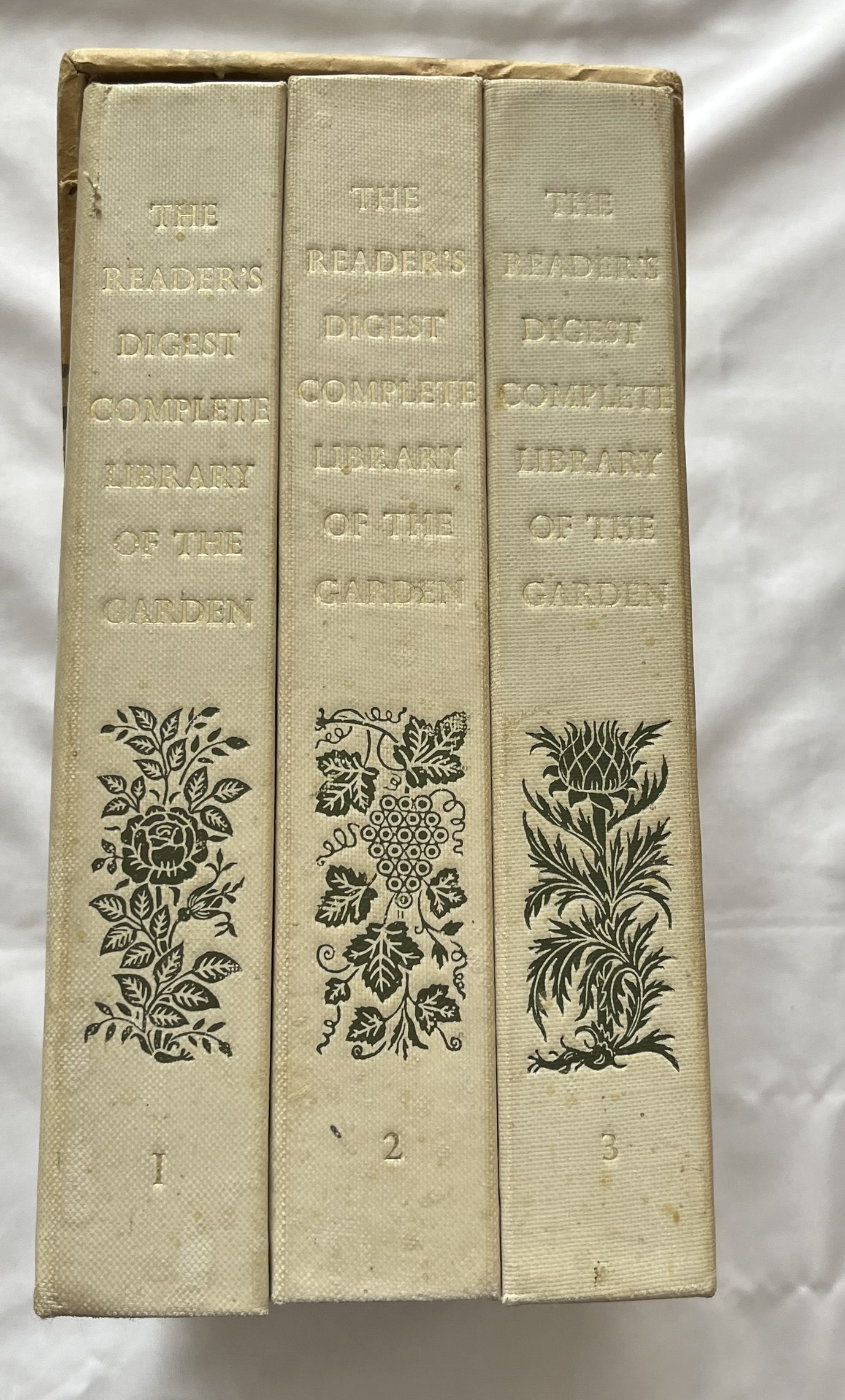 Reader’s Digest Complete Library of the Garden 3 Volume Set 1963 Vintage Gardening cover