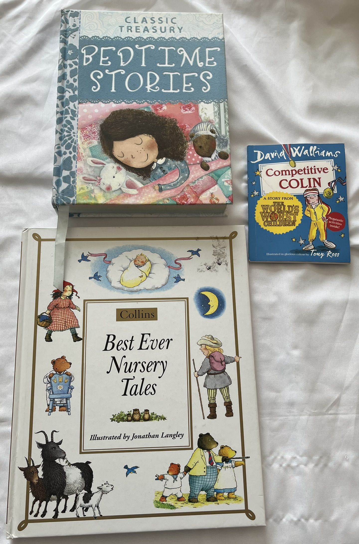 Children’s Story Books x3 Bundle Nursery Tales Bedtime Stories David Walliams cover