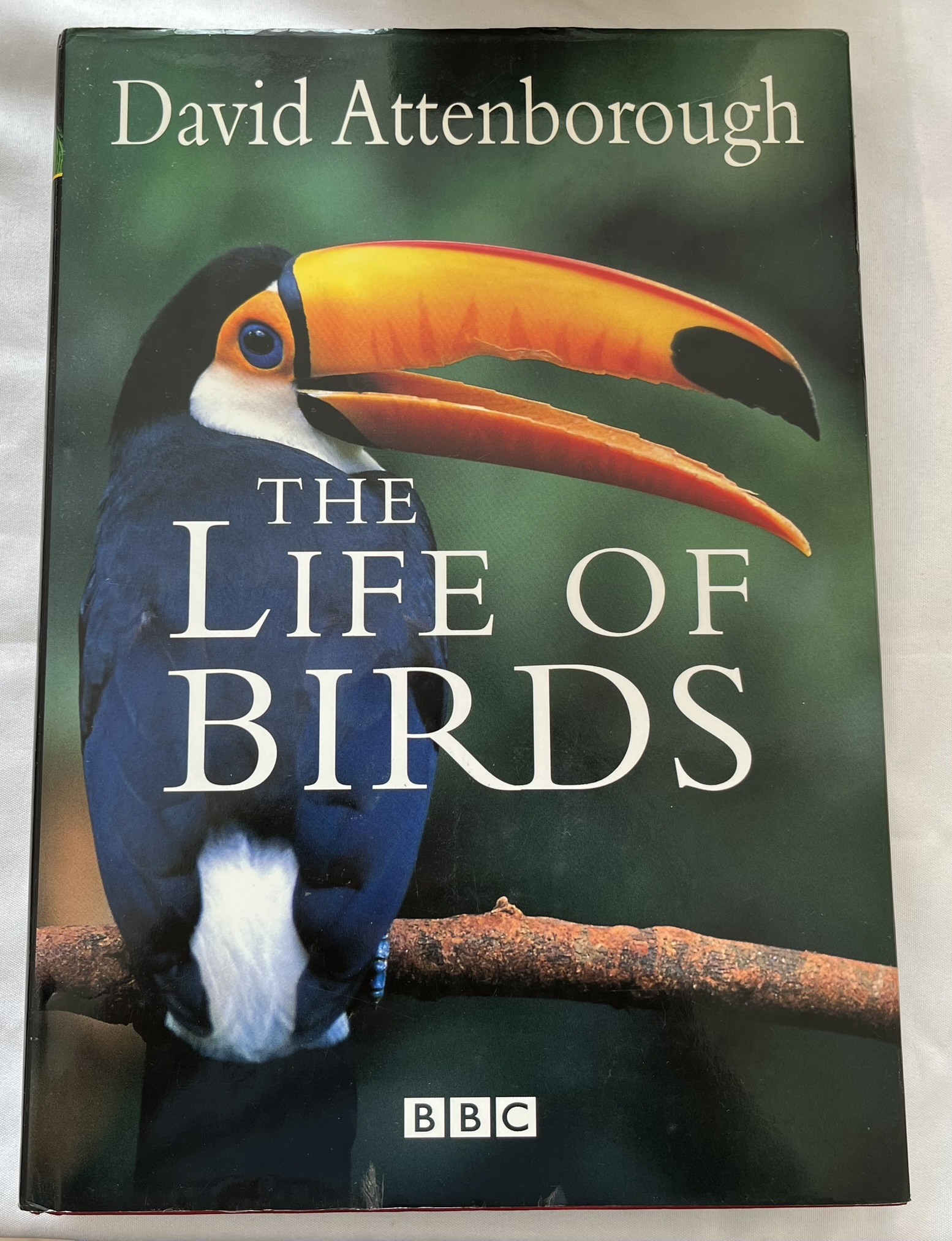 The Life of Birds David Attenborough BBC 1998 Illustrated Hardback Nature Book cover