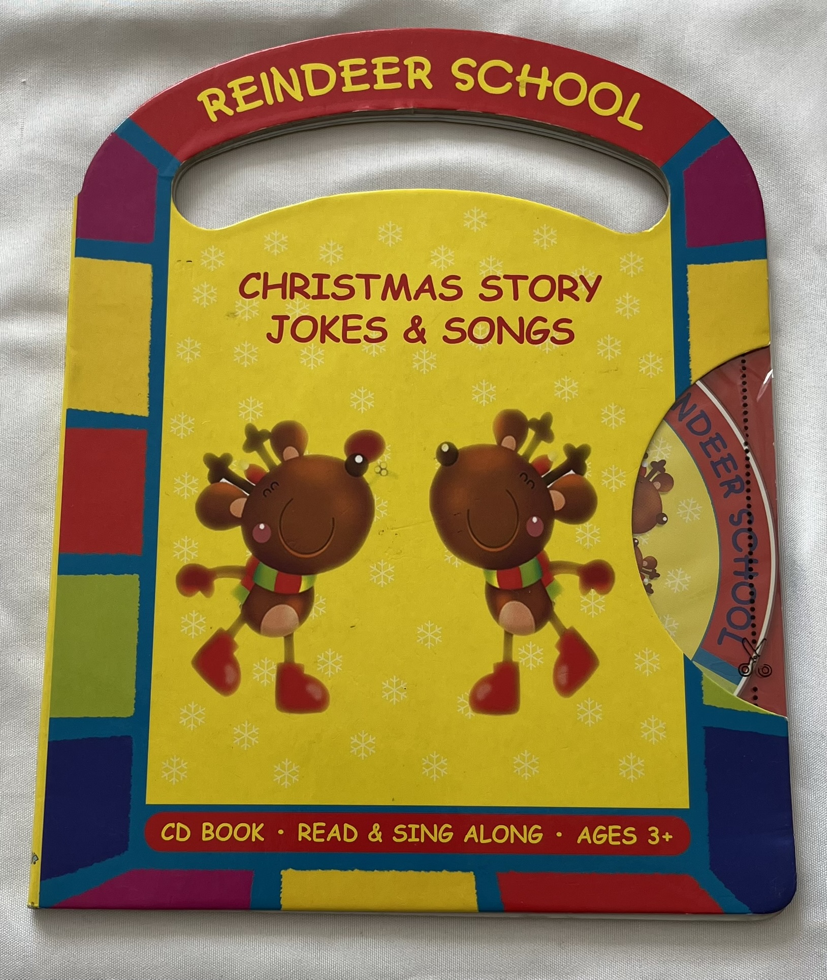 Reindeer School Christmas Story Jokes & Songs Children’s Christmas Book cover