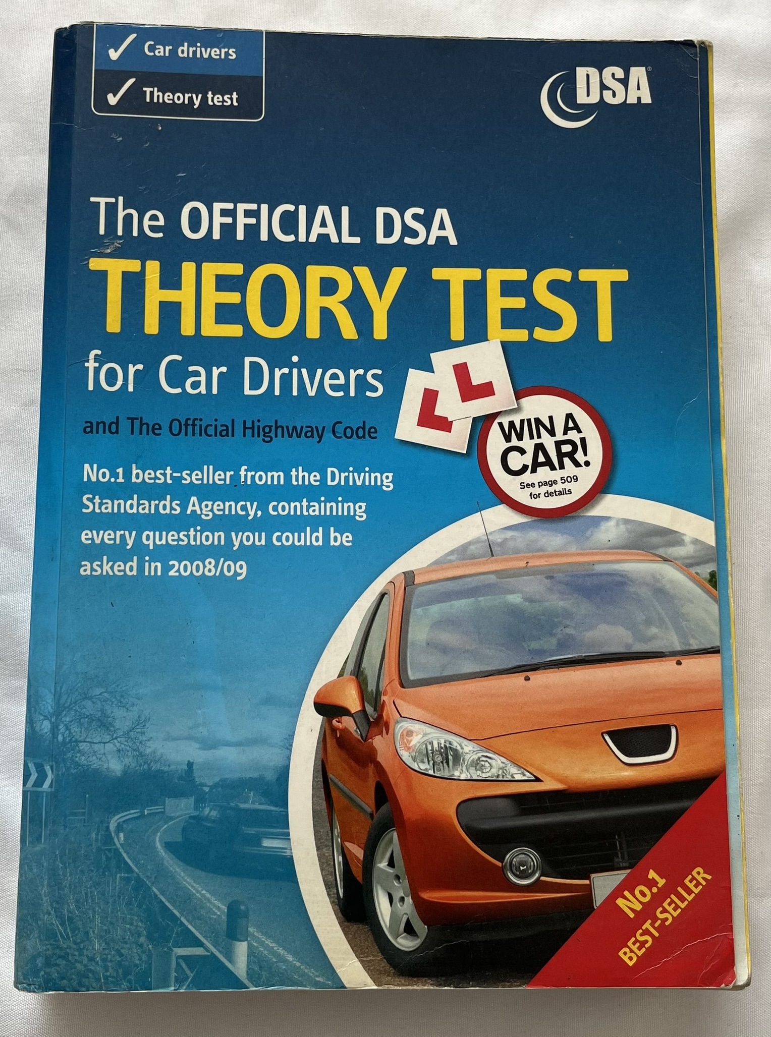 Official DSA Theory Test for Car Drivers & Highway Code 2008/09 Driving Book cover